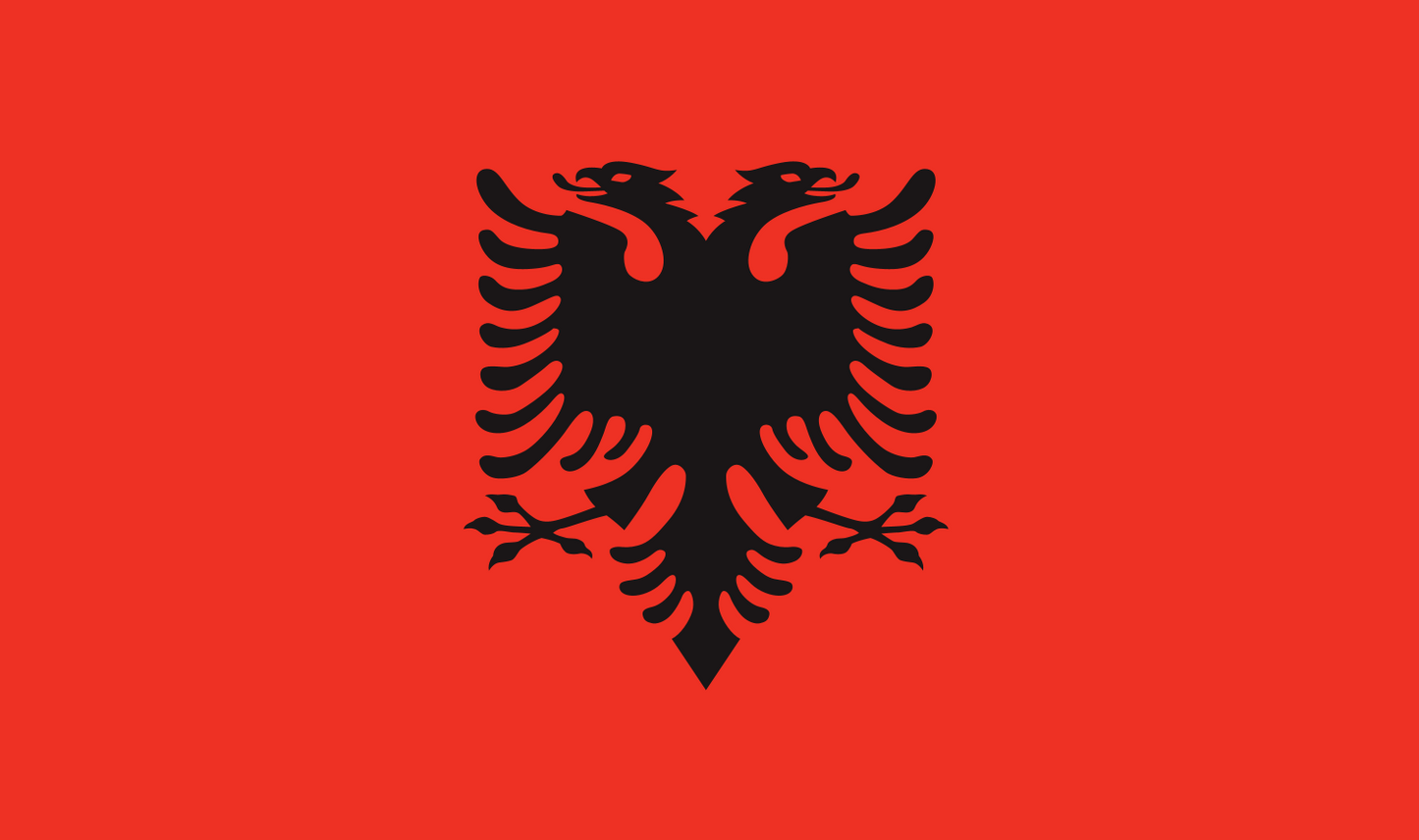 Tischfahne Albanien – repräsentative Nationalflagge für den Innenbereich
