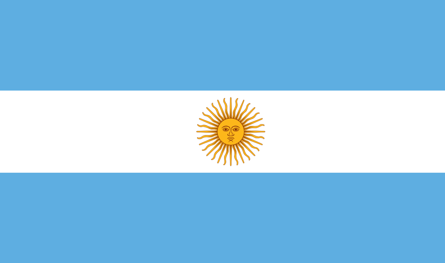 Tischfahne Argentinien – repräsentative Nationalflagge für den Innenbereich