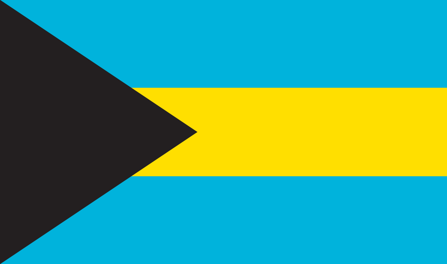 Tischfahne Bahamas – repräsentative Nationalflagge für den Innenbereich