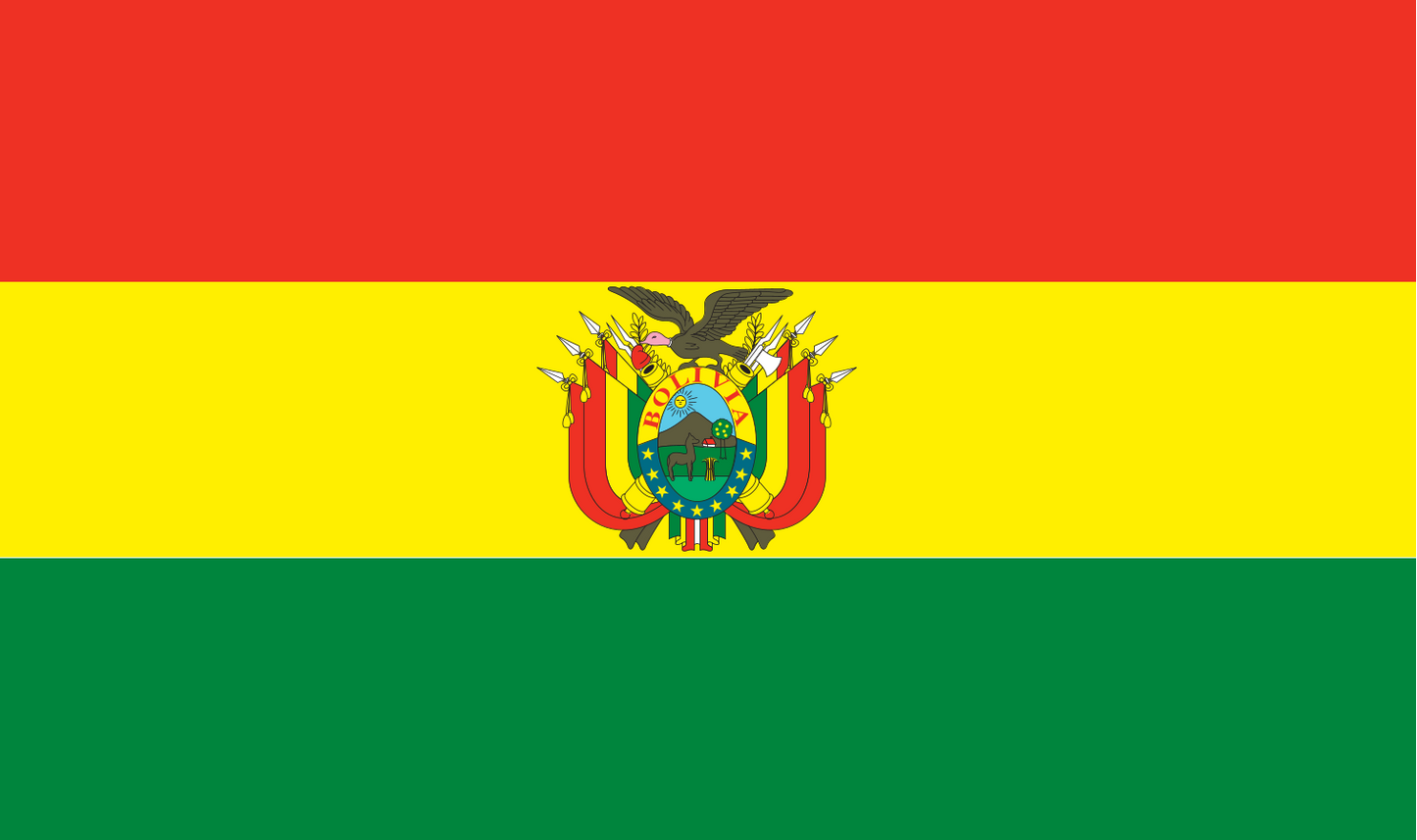 Table flag Bolivia – representative national flag for indoor use