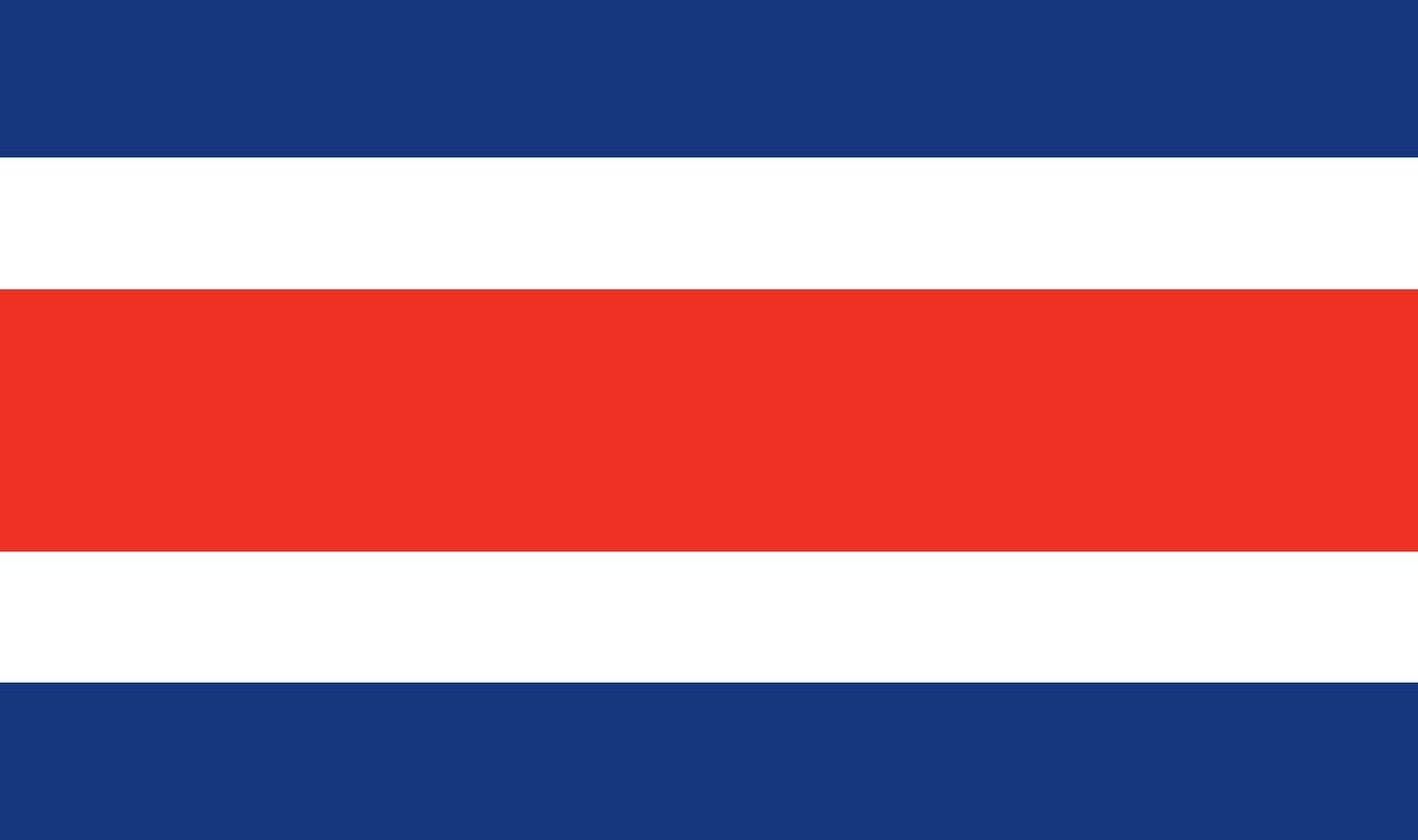 Costa Rica table flag – representative national flag for indoor use