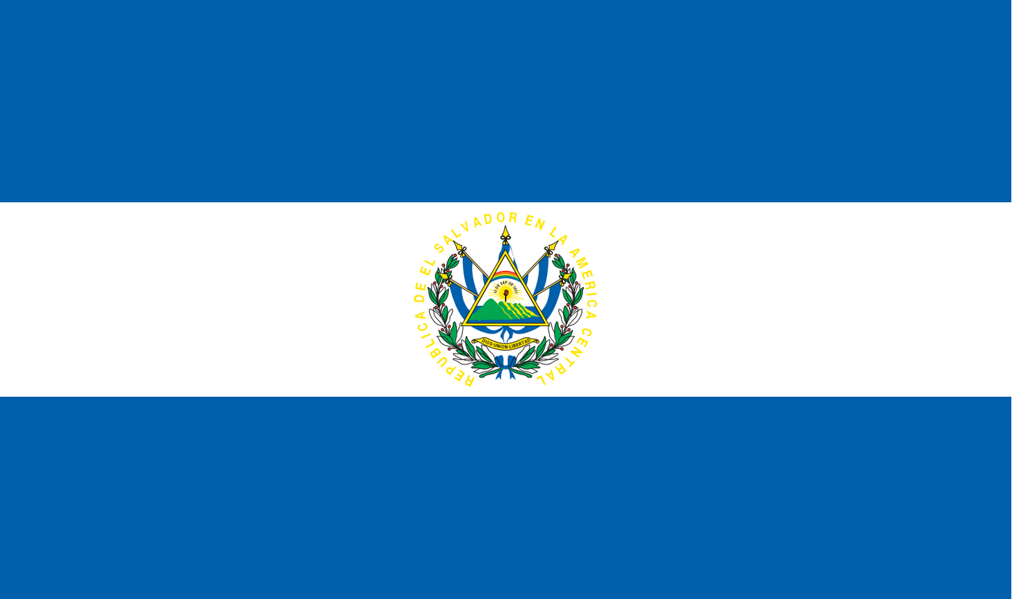 Table flag El Salvador – representative national flag for indoor use