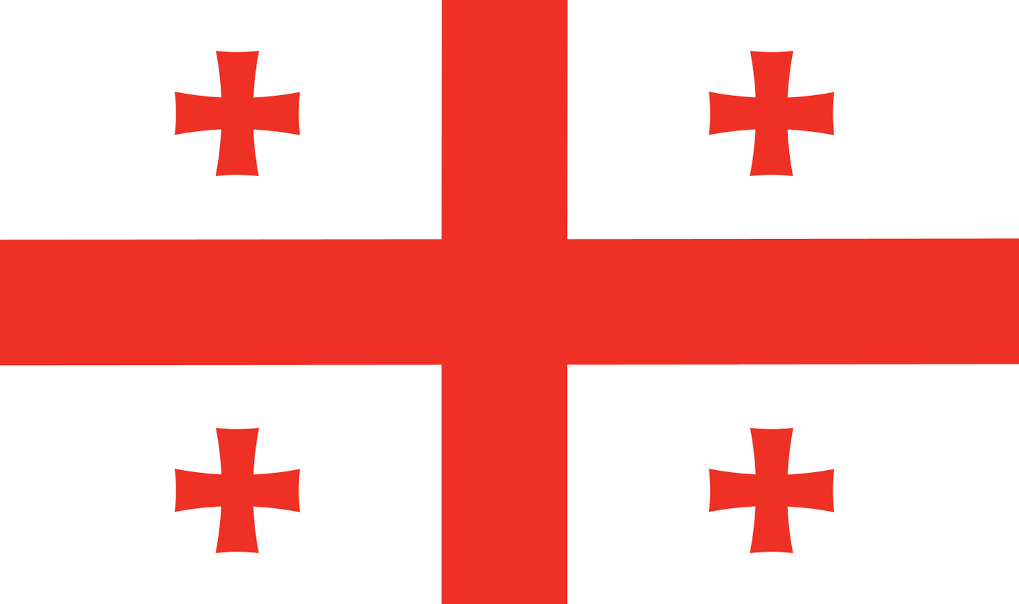 Tischfahne Georgien – repräsentative Nationalflagge für den Innenbereich