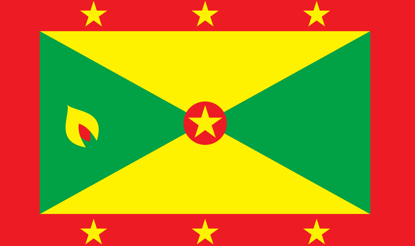 Grenada table flag – representative national flag for indoor use