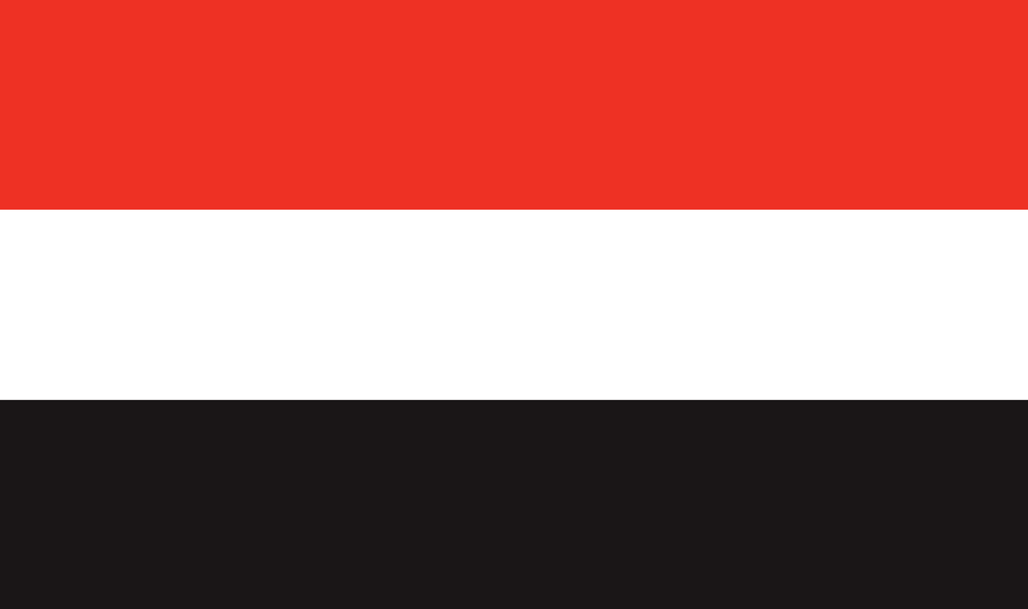 Table flag Yemen – representative national flag for indoor use