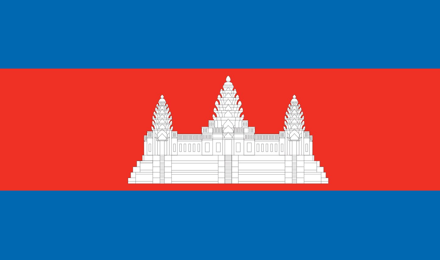 Cambodia table flag – representative national flag for indoor use