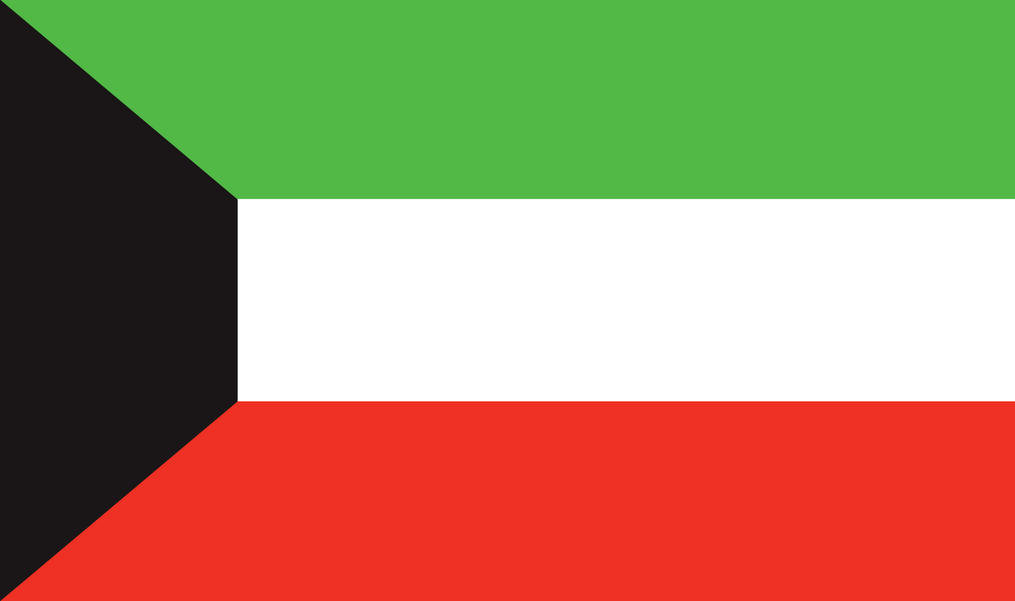 Kuwait table flag – representative national flag for indoor use