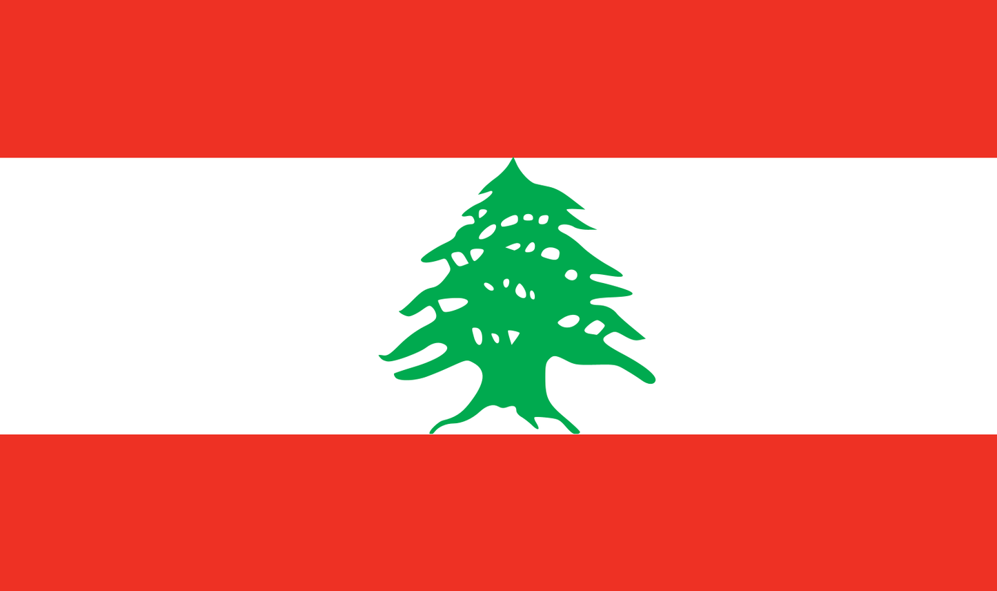 Table flag Lebanon – representative national flag for indoor use