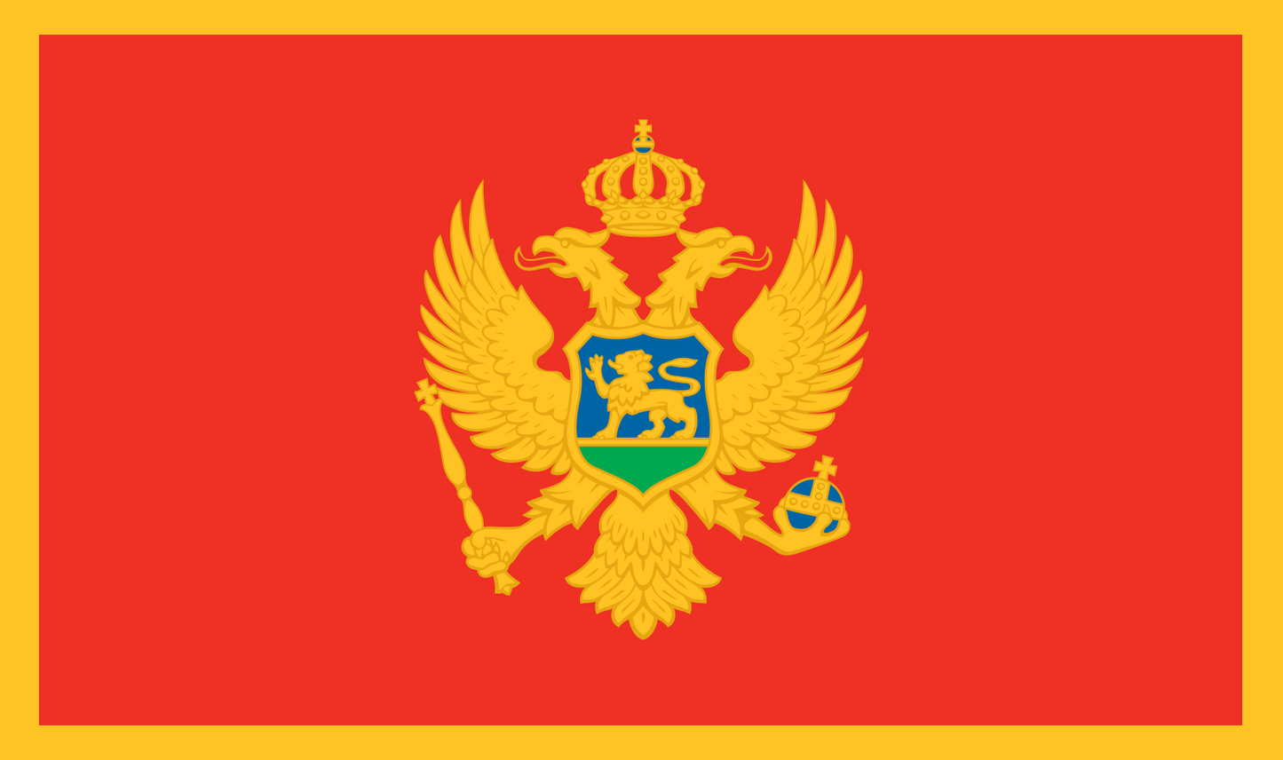 Tischfahne Montenegro – repräsentative Nationalflagge für den Innenbereich