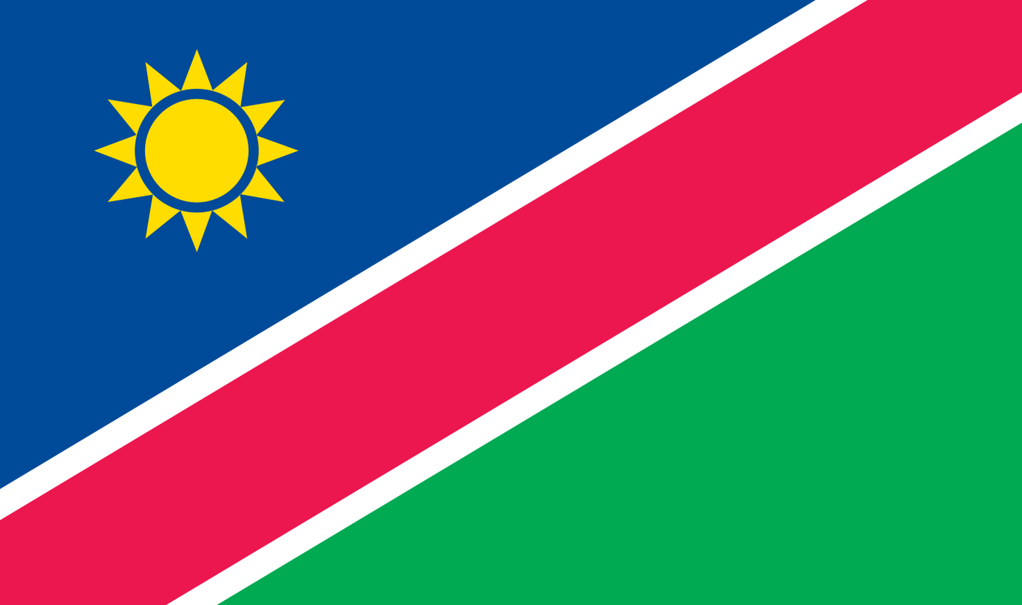 Tischfahne Namibia – repräsentative Nationalflagge für den Innenbereich