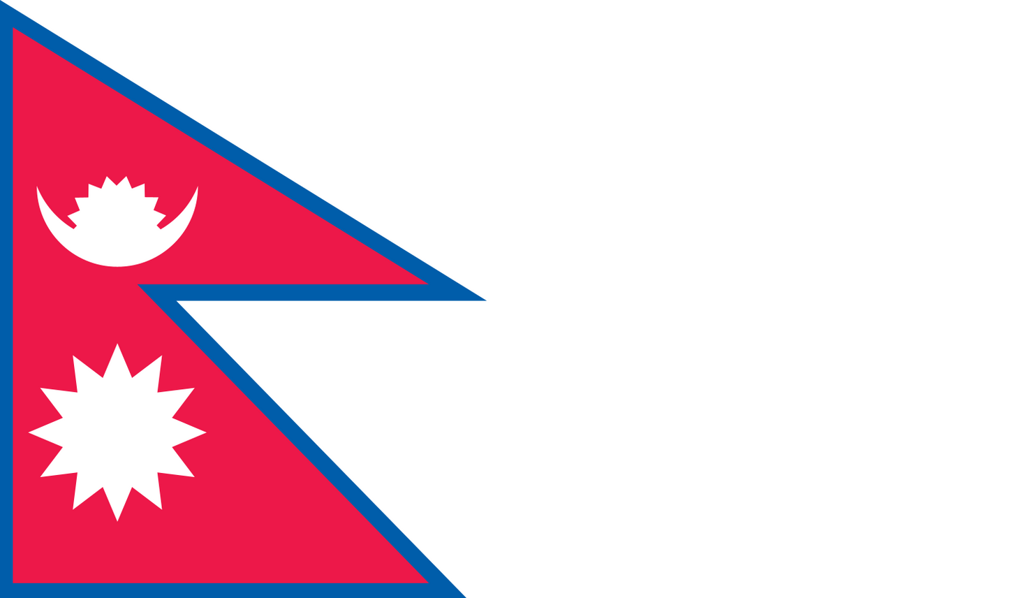Tischfahne Nepal – repräsentative Nationalflagge für den Innenbereich
