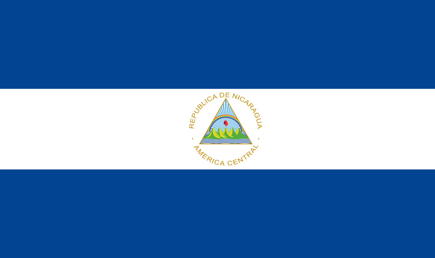 Tischfahne Nicaragua – repräsentative Nationalflagge für den Innenbereich