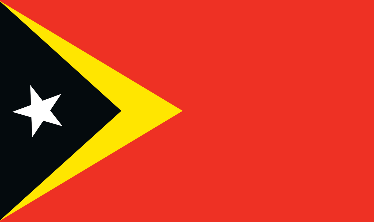 Timor-Leste table flag – representative national flag for indoor use