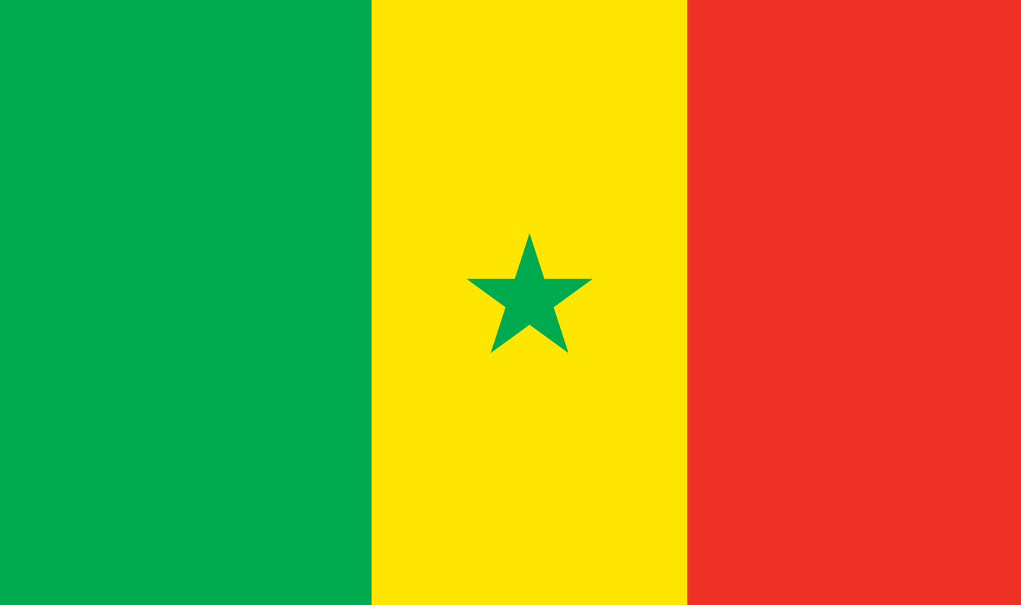 Tischfahne Senegal – repräsentative Nationalflagge für den Innenbereich