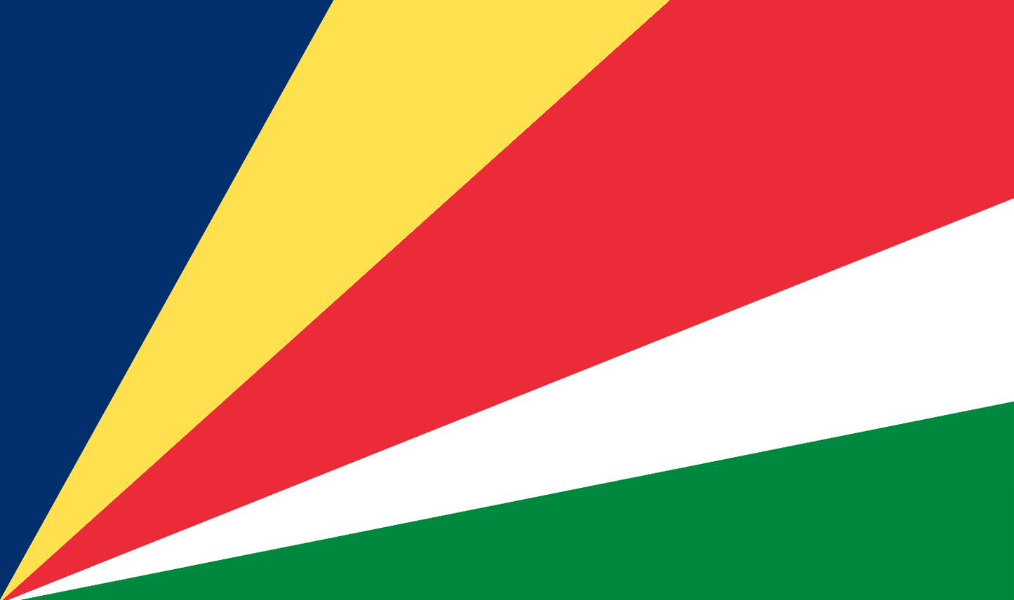 Tischfahne Seychellen – repräsentative Nationalflagge für den Innenbereich