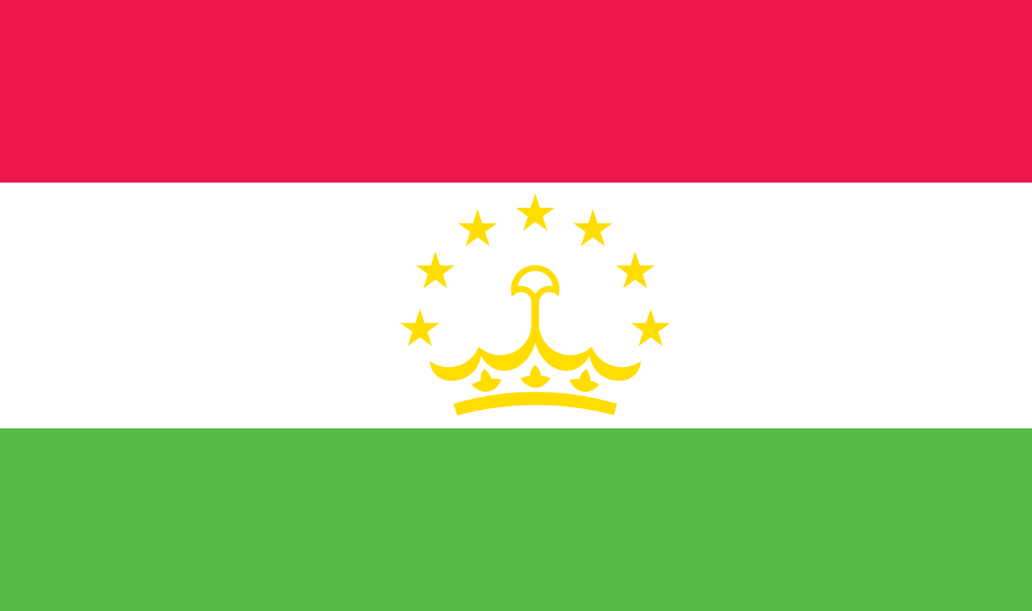Tajikistan table flag – representative national flag for indoor use