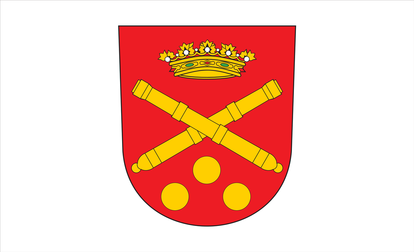 Abruzzenflagge mit Wappen, Italien, Nationalflaggen, Nationalfahnen