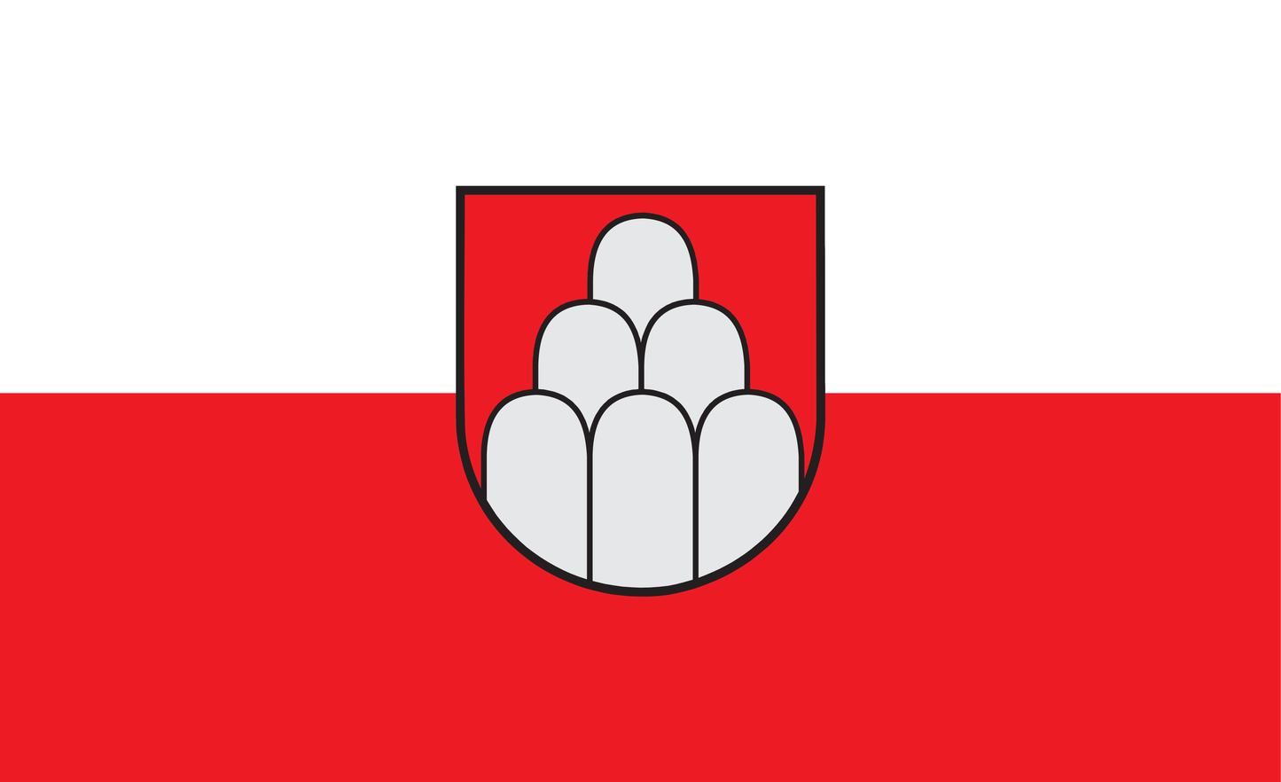 Drapeau Achkarren du Bade-Wurtemberg