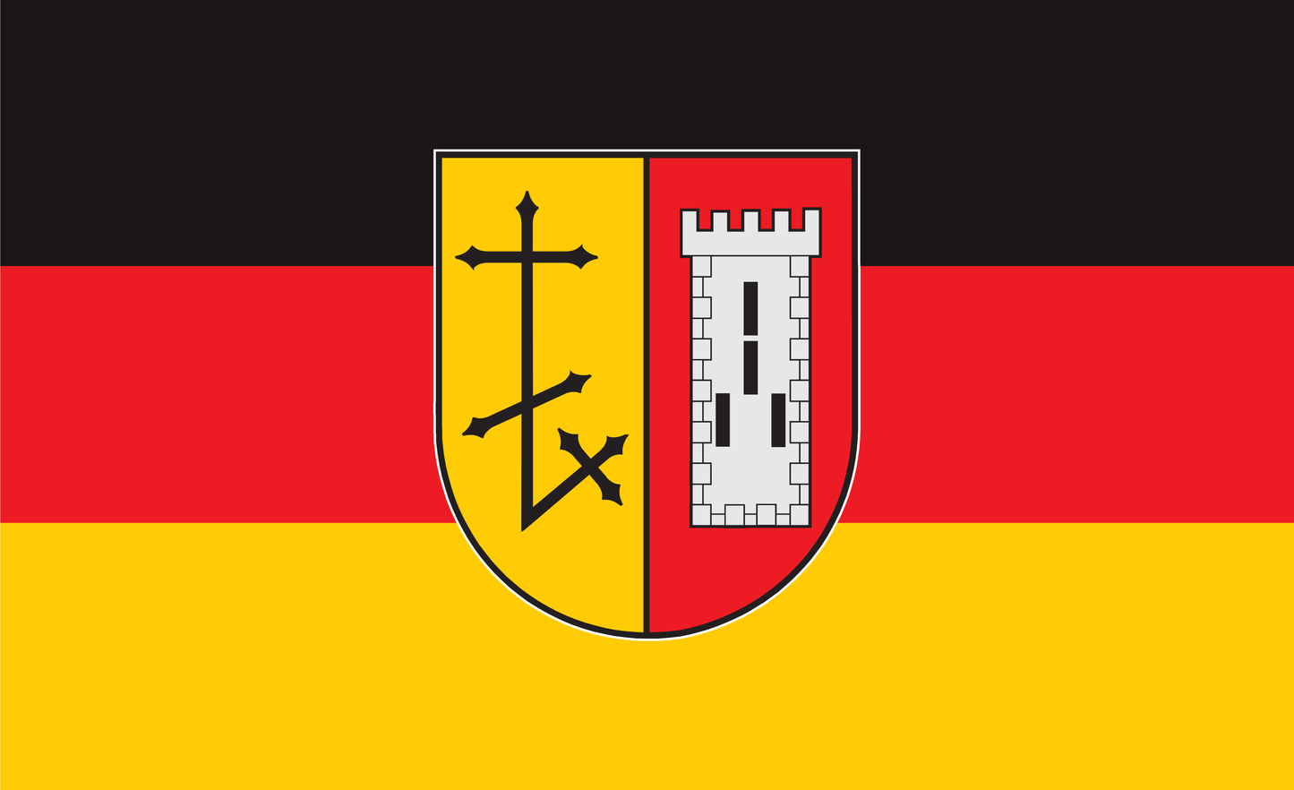 Drapeau à huit dents de Basse-Saxe