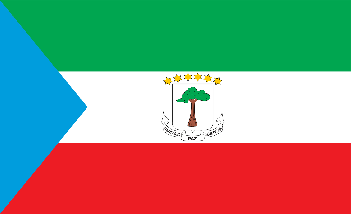 Äquatorialguinea-Flagge, Nationalfahnen