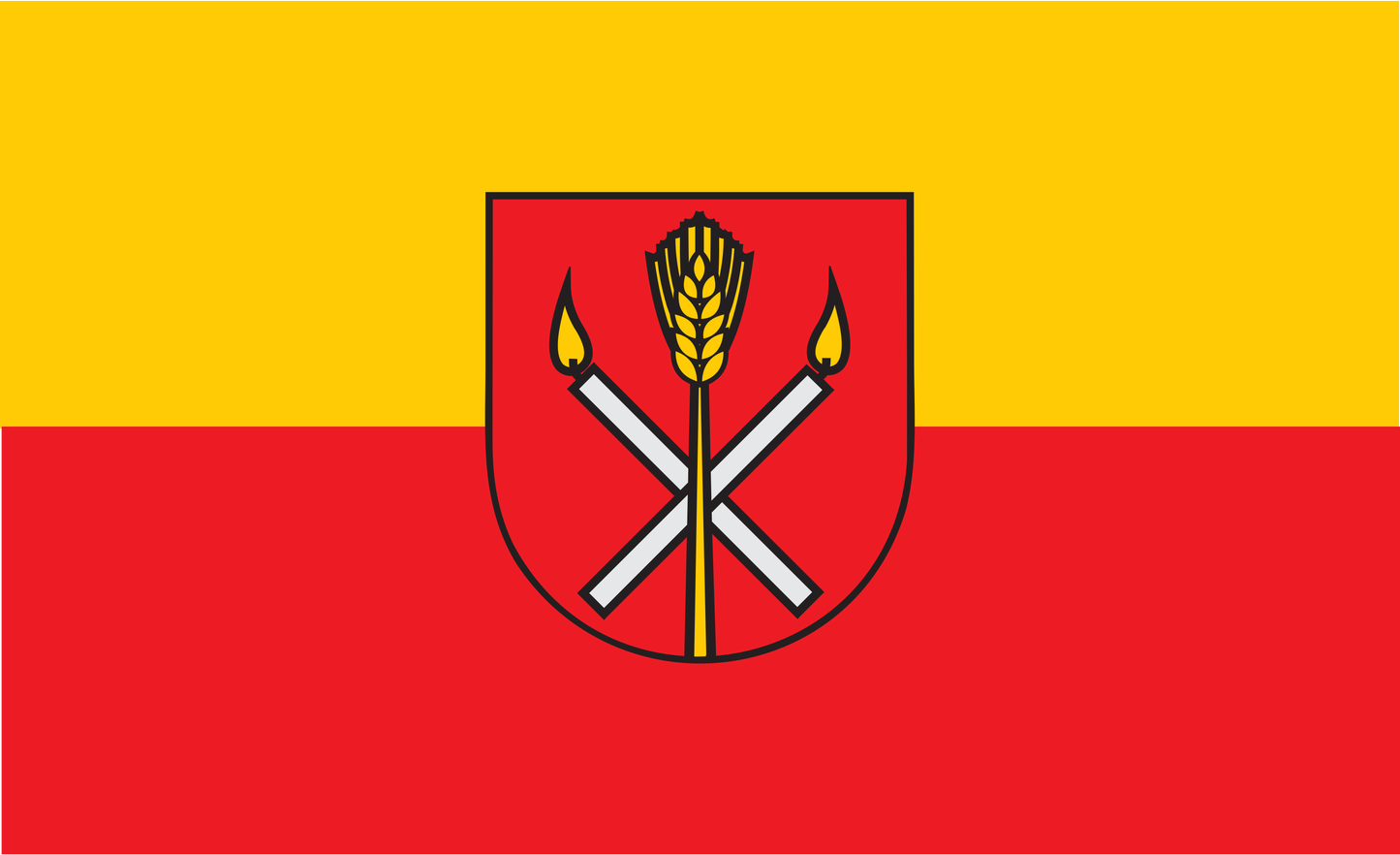 Alleshausen Flagge Baden Württemberg