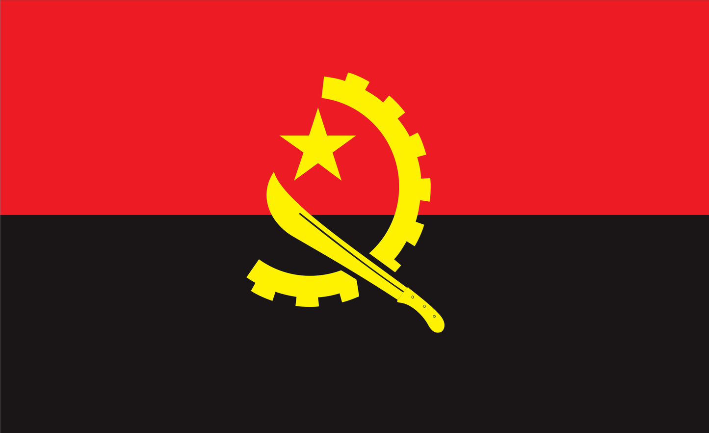 Angolaflagge, Angola, Nationalfahnen