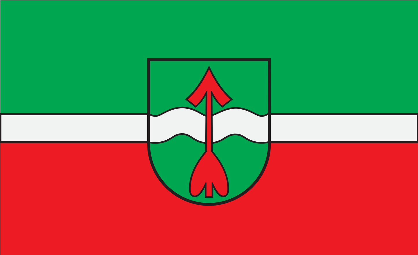 Anhausen Flagge Baden Württemberg
