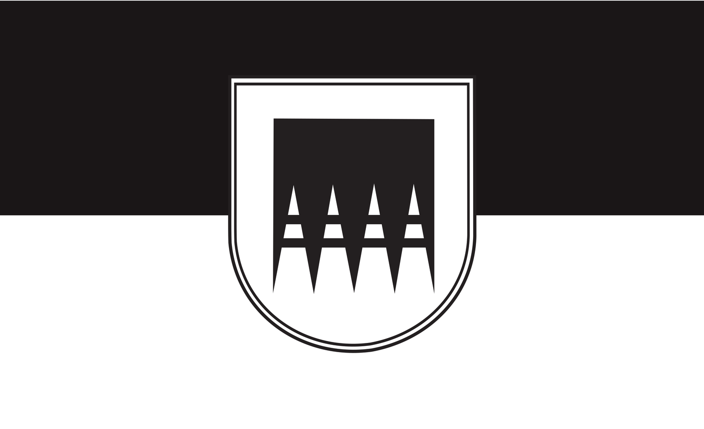 Asselfingen Flagge Baden Württemberg