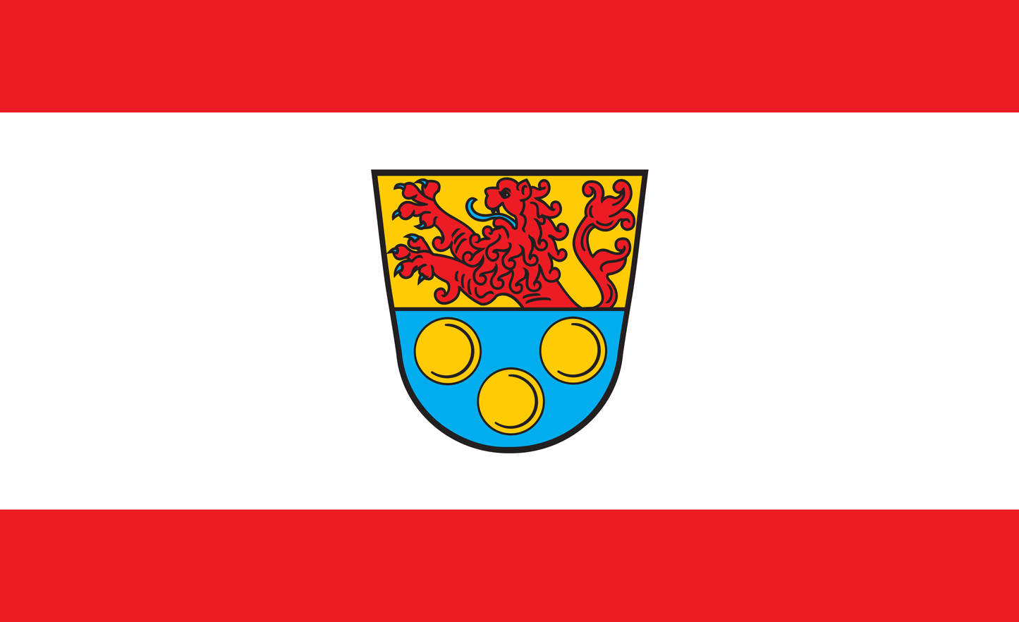 Auerbach Flagge, Hessen