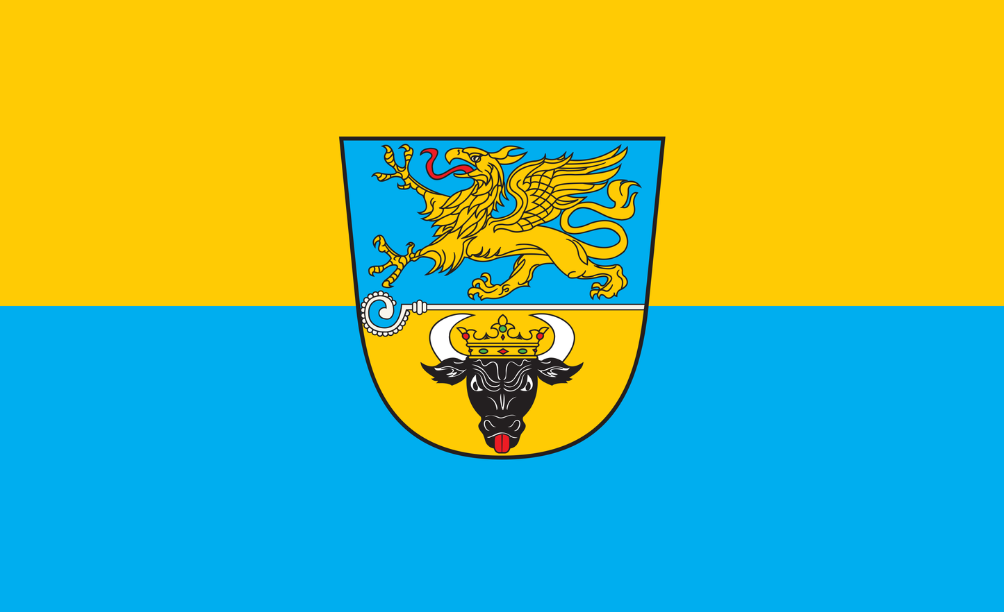 Bad Doberan Kreis Flagge, Mecklenburg Vorpommern