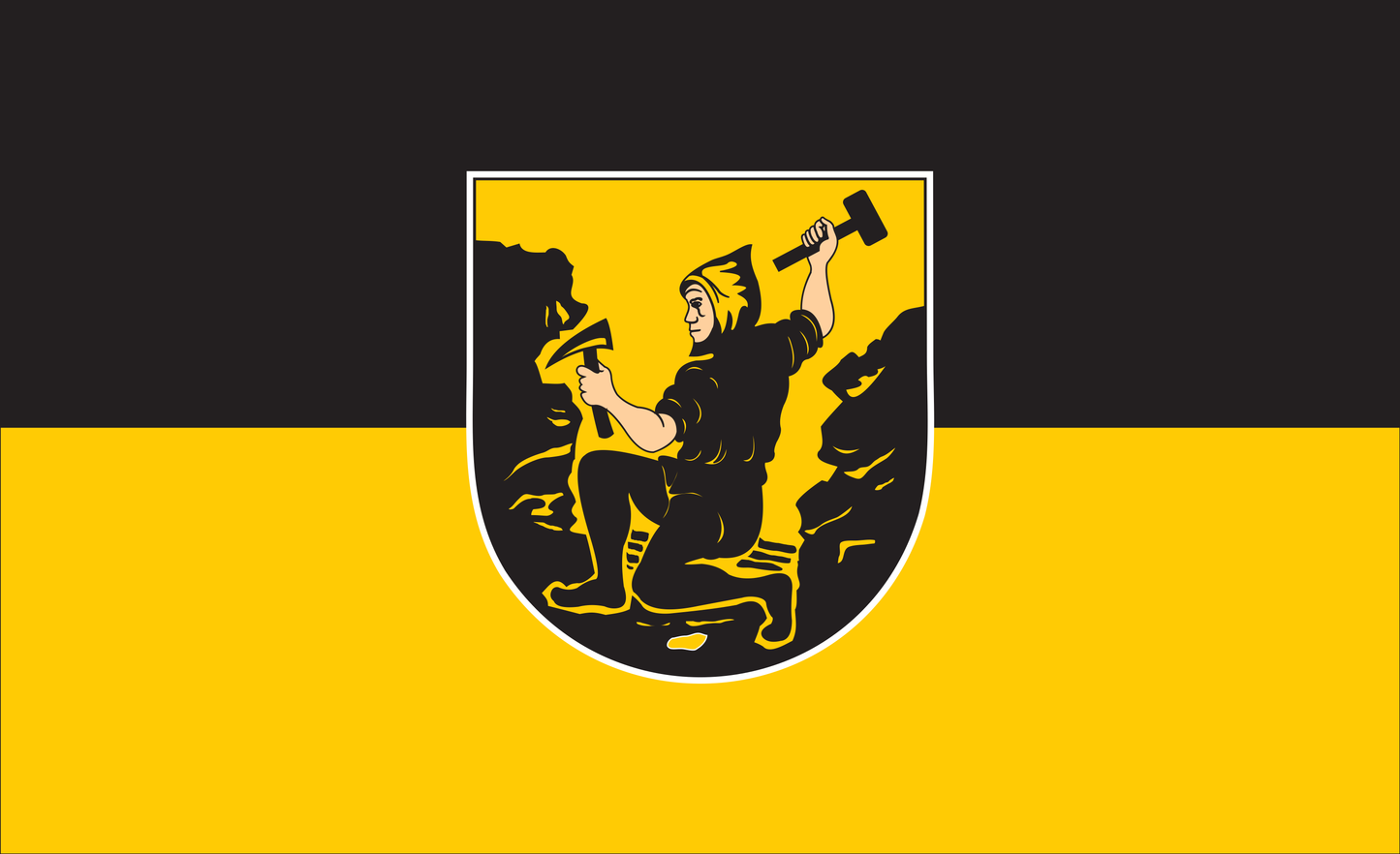 Berggießhügel Flagge, Sachsen
