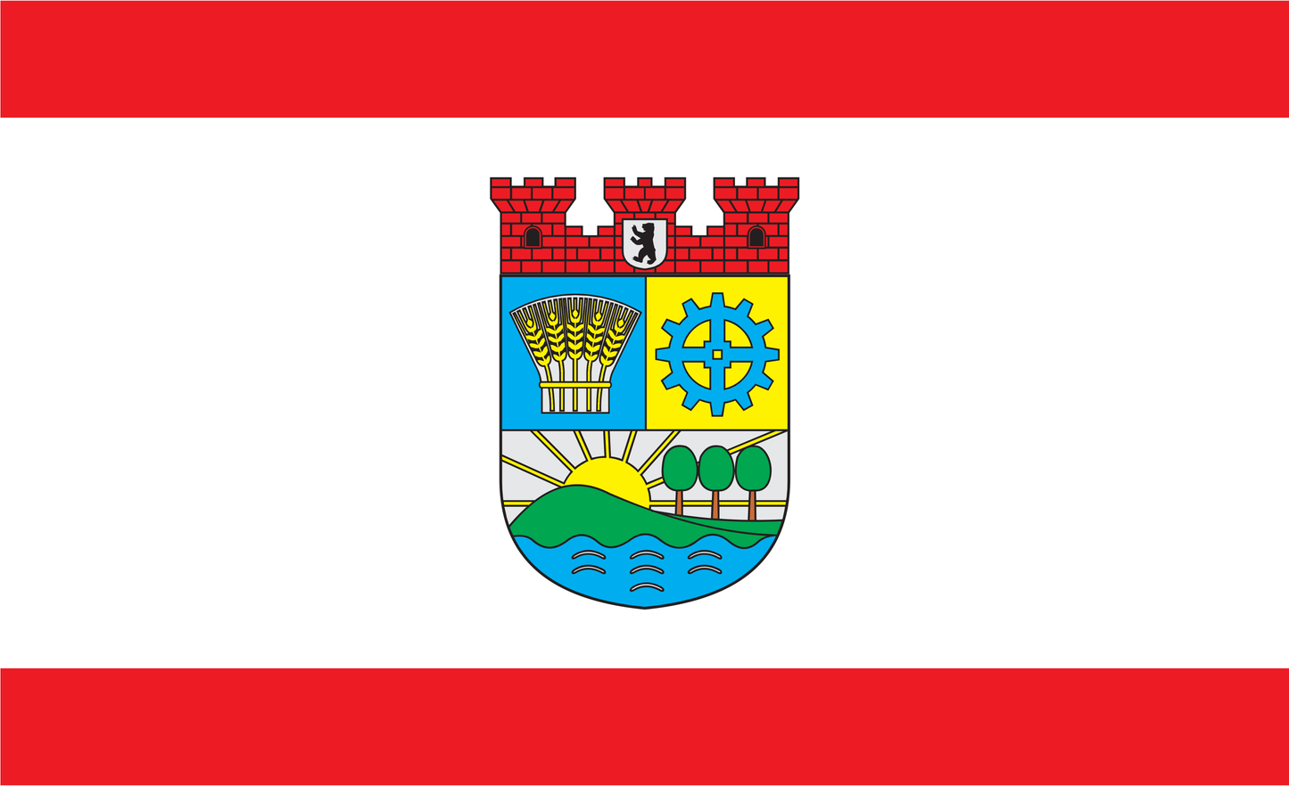 Berlin Lichtenberg Flagge