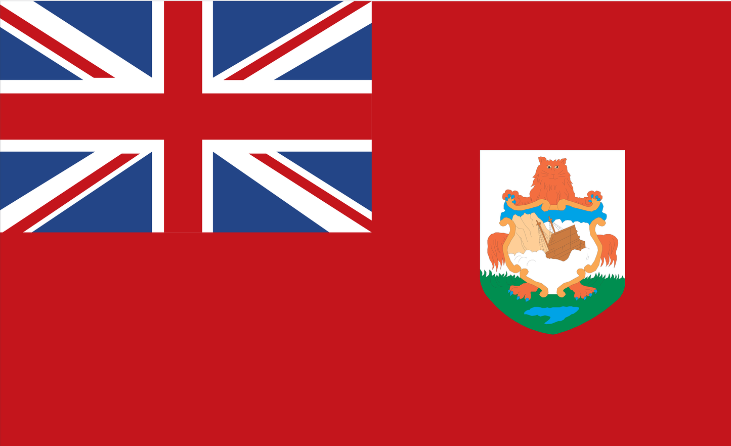 Bermudas-Flagge, Insel, Bermuda, Nationalfahnen