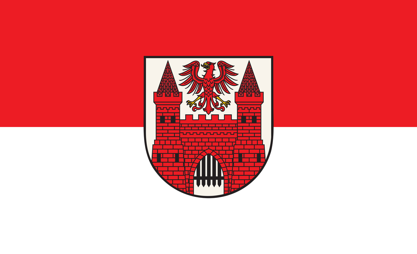 Biesenthal Flagge, Brandenburg