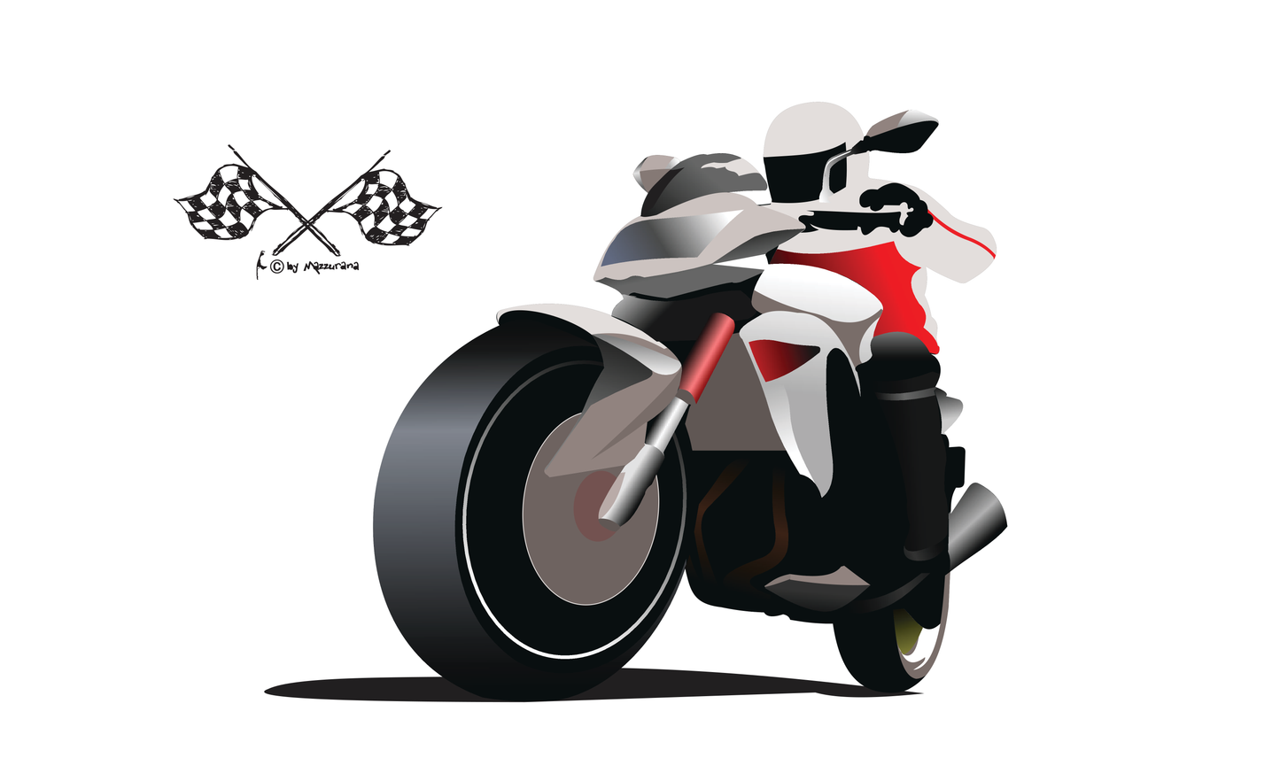 Bike Race 011 flag, motorcycle flag, motorbike, biker flag