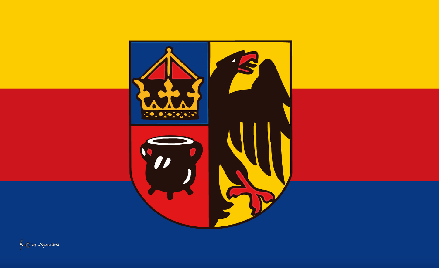 „Lever duad üs Slaaw“ Wappen-Flagge – Friesische Freiheit sichtbar gemacht