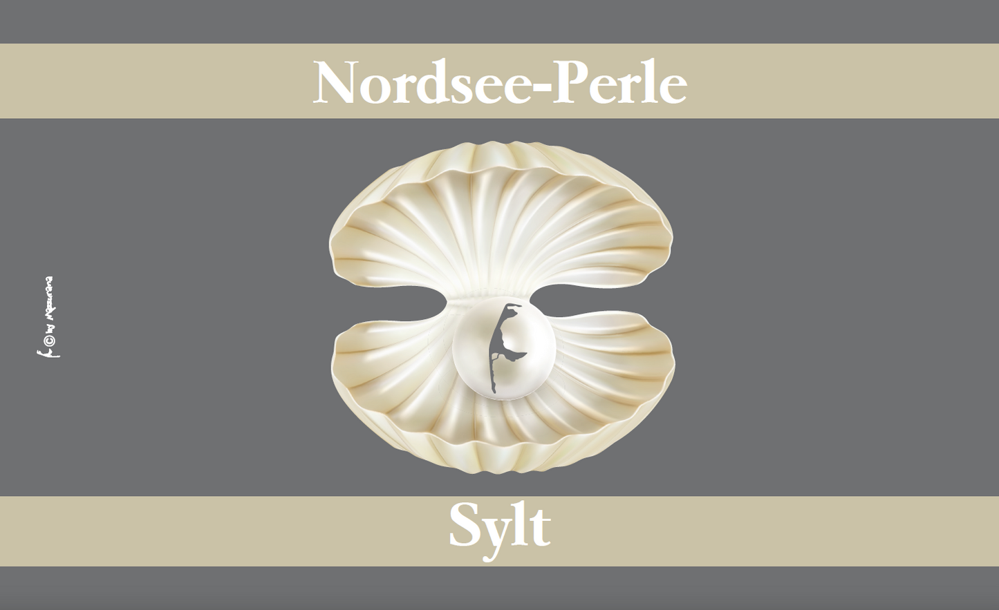 „Nordsee-Perle Sylt“ Flagge – Maritime Eleganz mit Inselflair