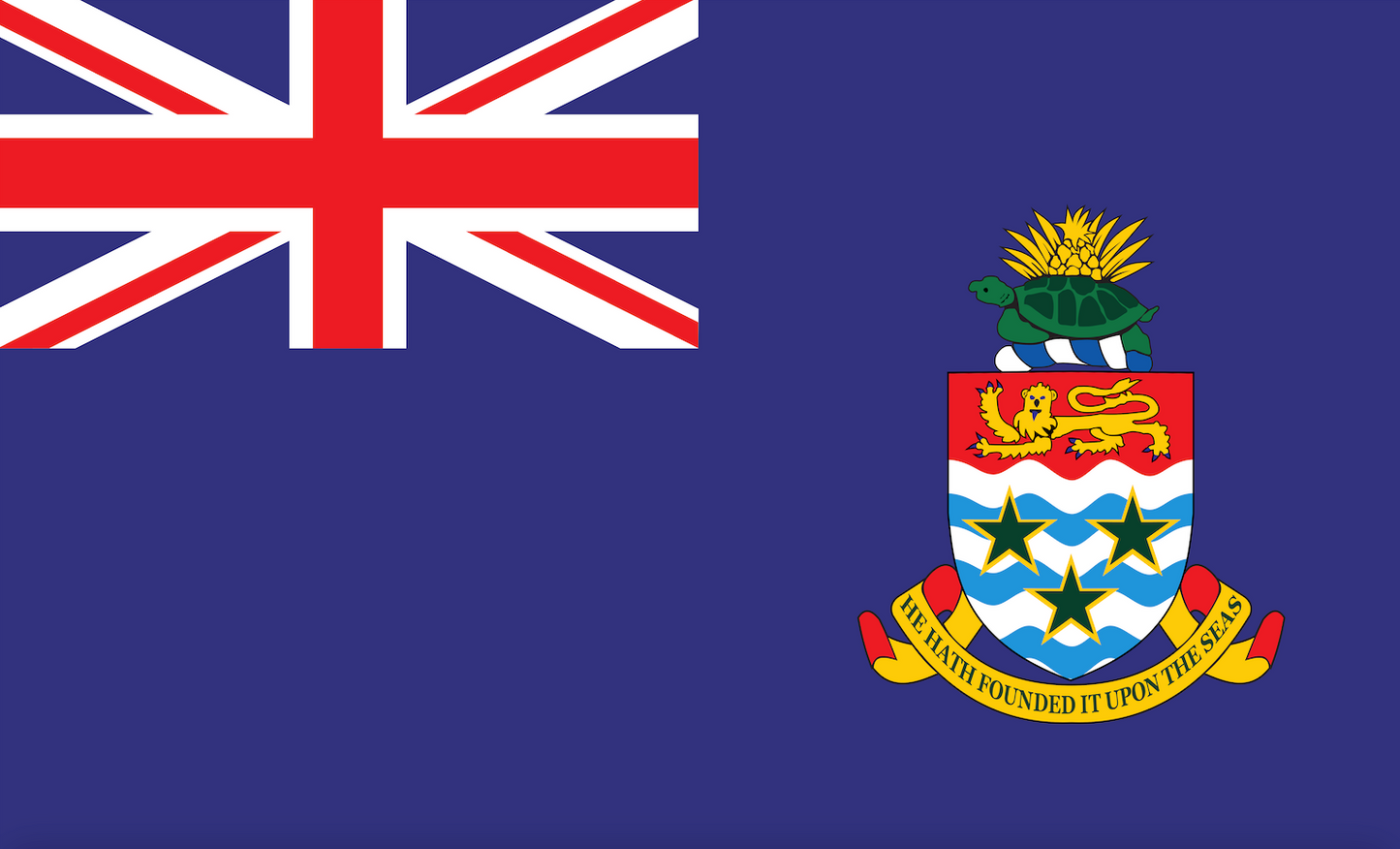 Cayman Islands, Insel, Nationalfahnen, Karibik