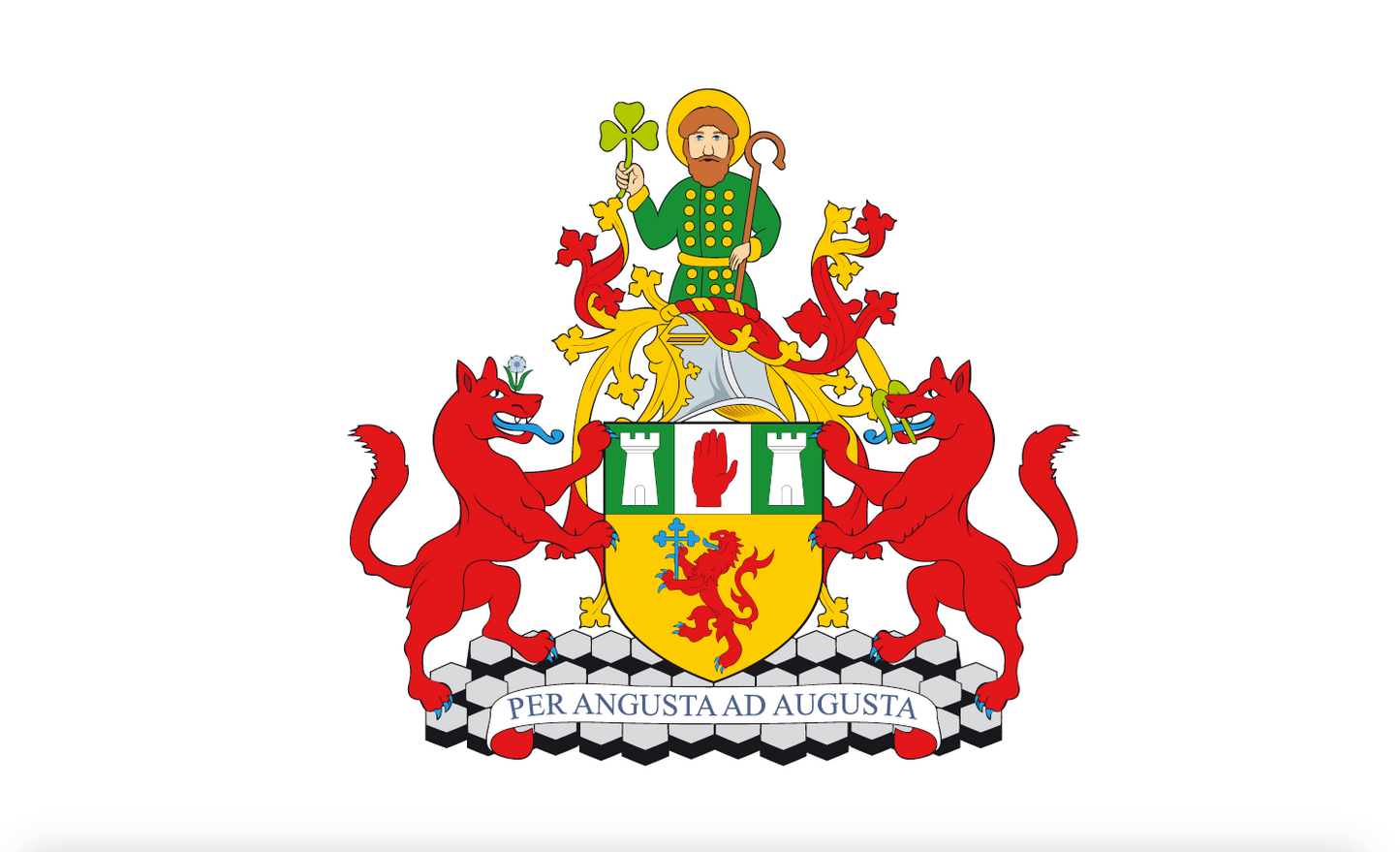 Antrimflagge von 1952, GB, Großbitanienflagge, Nationalfahnen