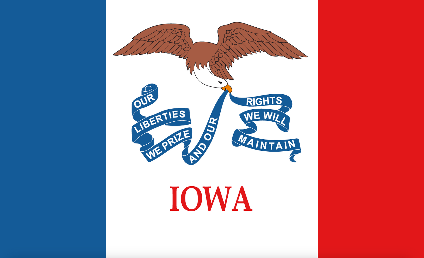 Iowaflagge,USA, Nationalflaggen