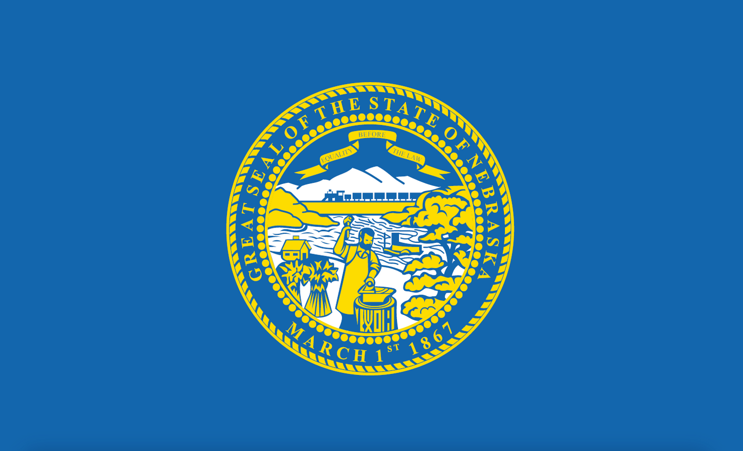 Nebraskaflagge,USA, Nationalflaggen