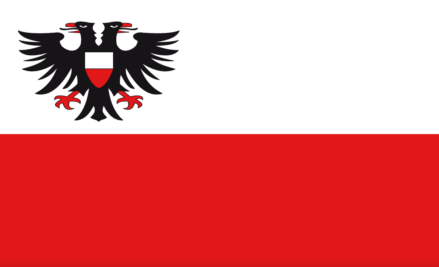 Lübeck Flagge, Schleswig-Holstein, Deutschlandflagge, Städteflagge, Gemeinden