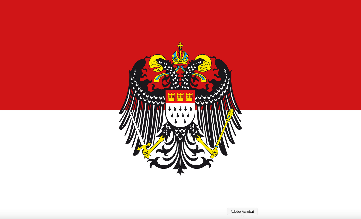 Köln Flagge, Historisch, Nordrhein-Westfalen, Bundesländerflaggen, Gemeindeflaggenlagge