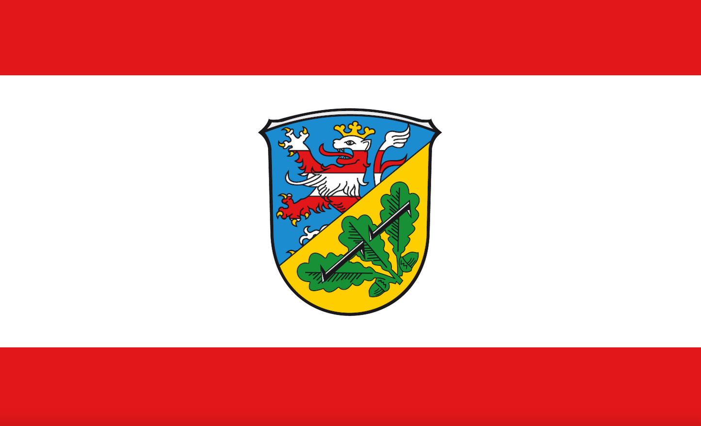 Kassel Kreis-Flagge, Hessen