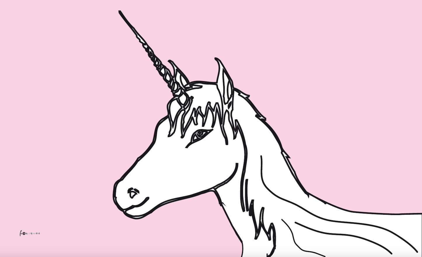 Einhorn-Flagge, stehend, Pferde, Spassfahnen, Fantasiefahnen, Kinderfahnen