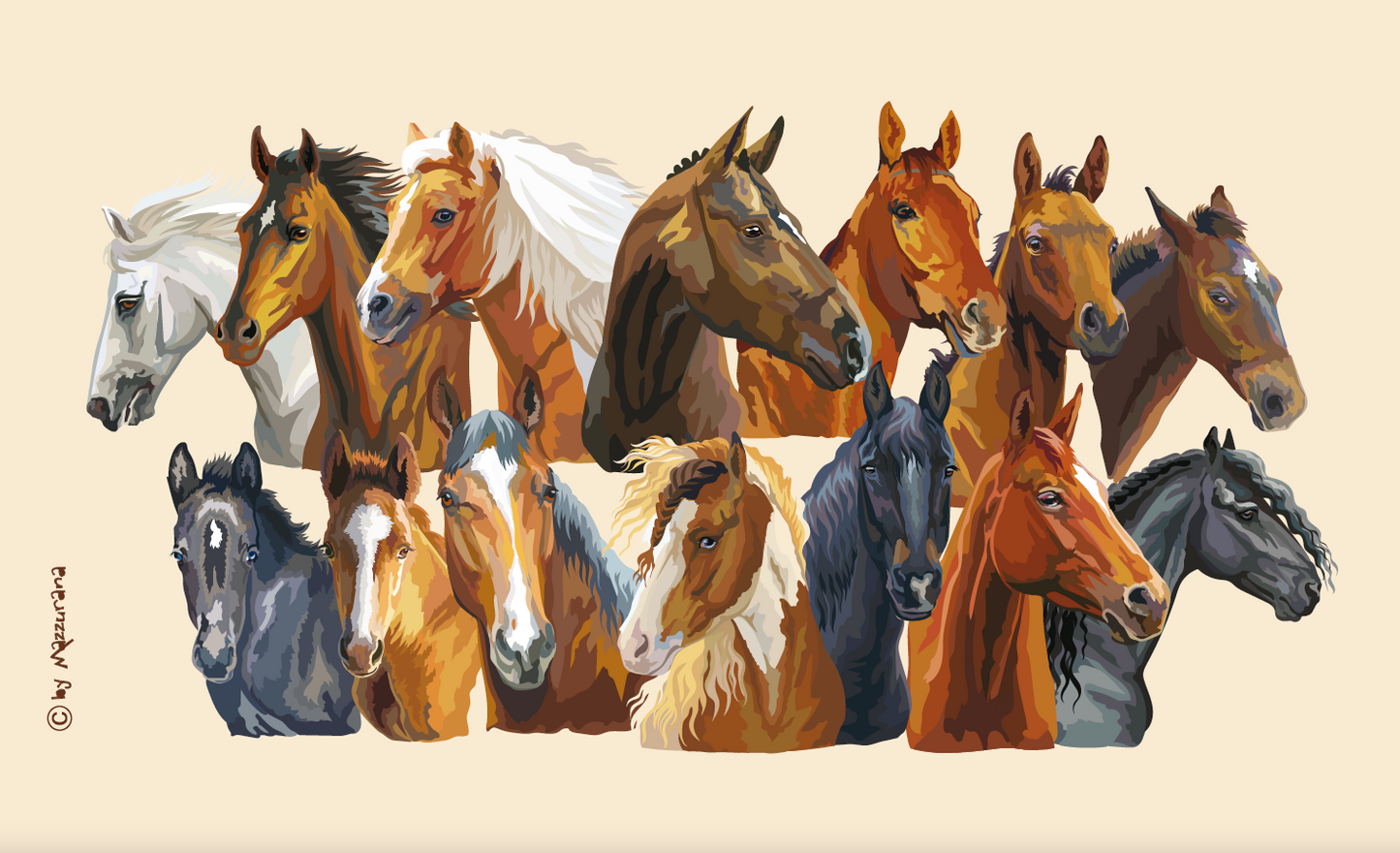 Pferde Flagge, Pferde Fahne, Pferderassen, Pferdefreund