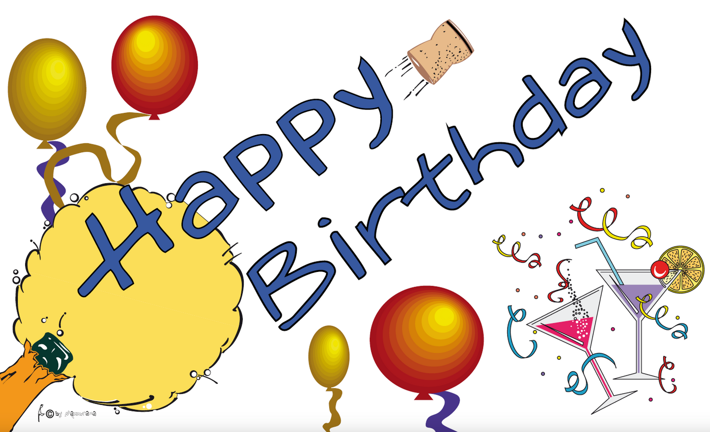 Happy Birthday-Flagge,2,Festlichkeiten, Partys,Feiern,Familienfeste