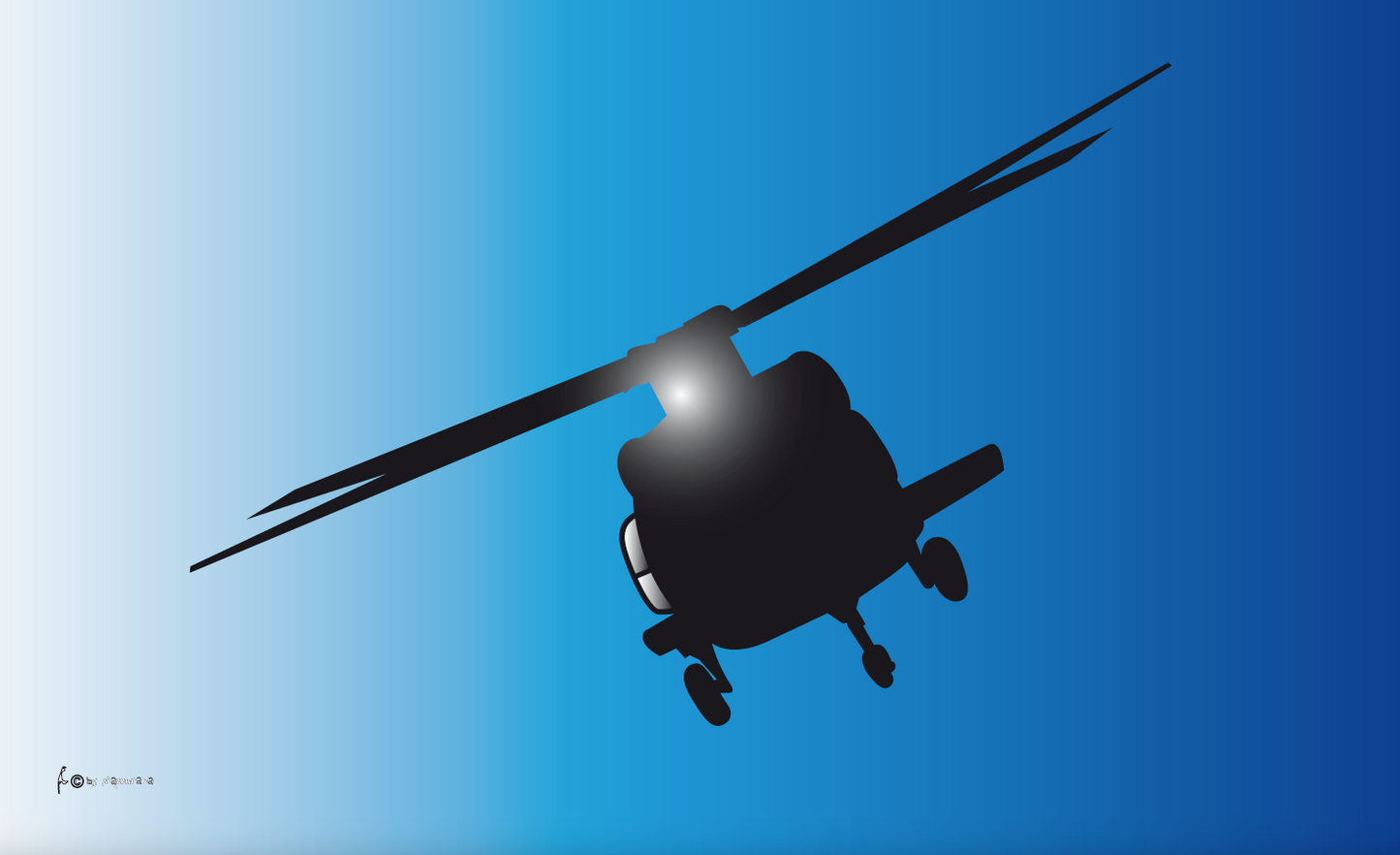 Helikopter-Flagge,Siluette,Fliegerei-Flaggen, Flieger-Flaggen,Pilotenflaggen