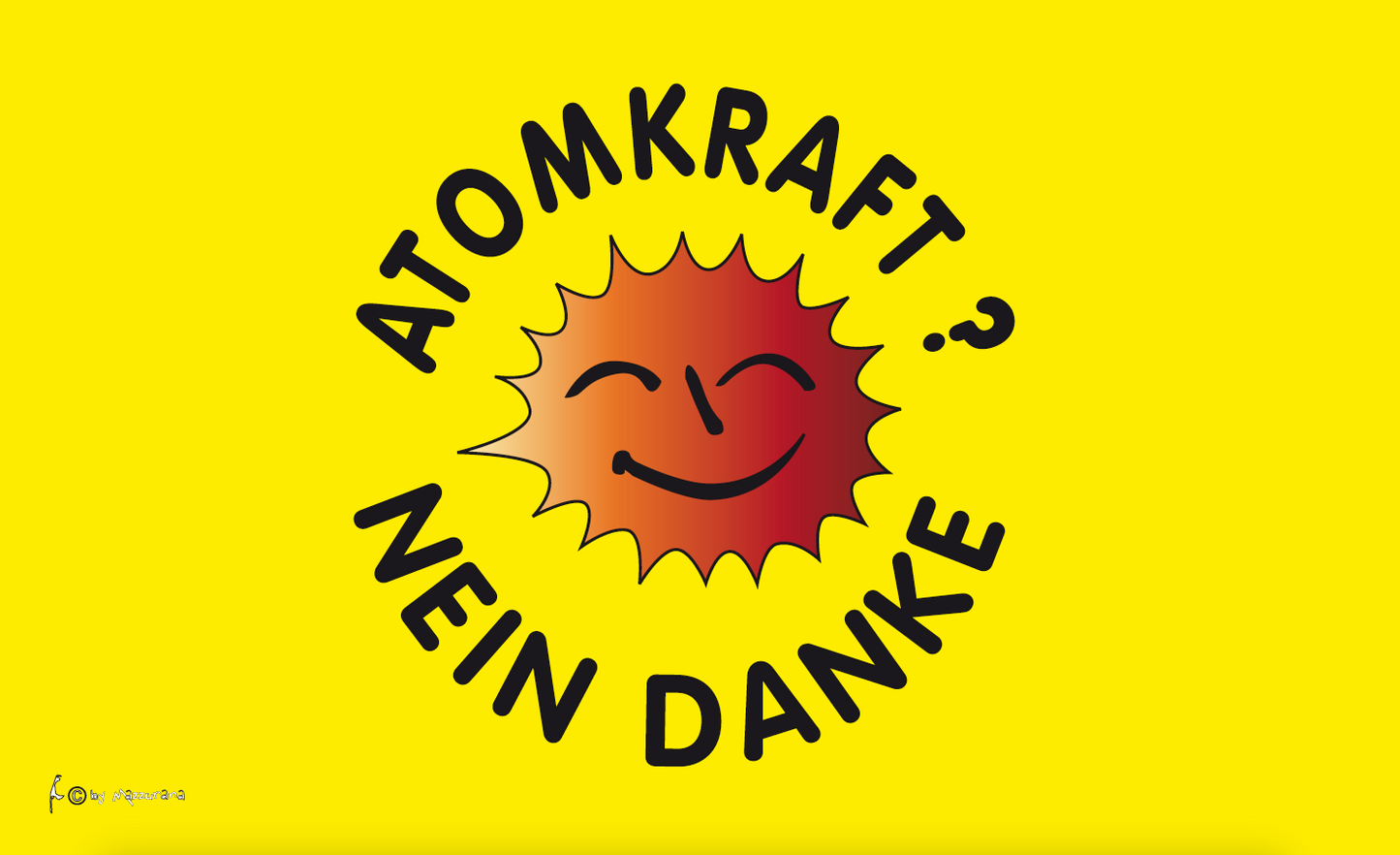 Atomkraft nein Danke-Flagge