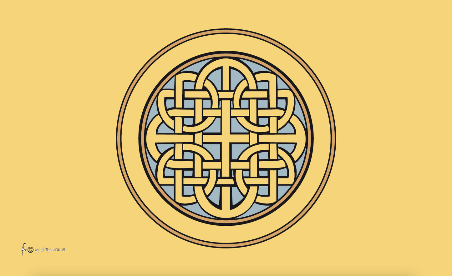 Gordischer Knoten-Flagge, Spassfahnen, Fantasiefahnen, Kinderfahnen, Zeichenfahnen